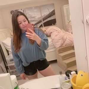 Plain but cute blue sweatshirt